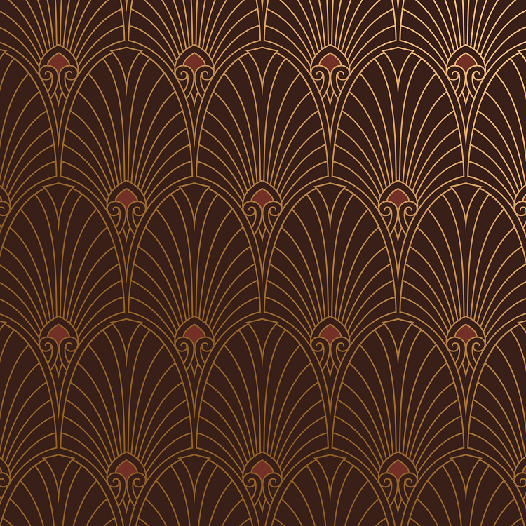 Havana - Mahogany wallpaper pattern