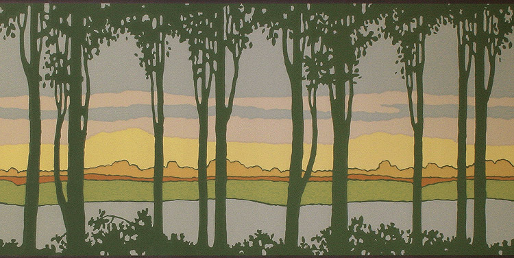 Birchwood Frieze in Forest Green, click to enlarge