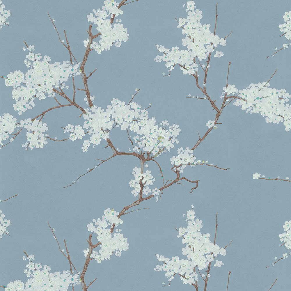 Vintage 1920s 2G-135-A, Cherry Blossom in Blue