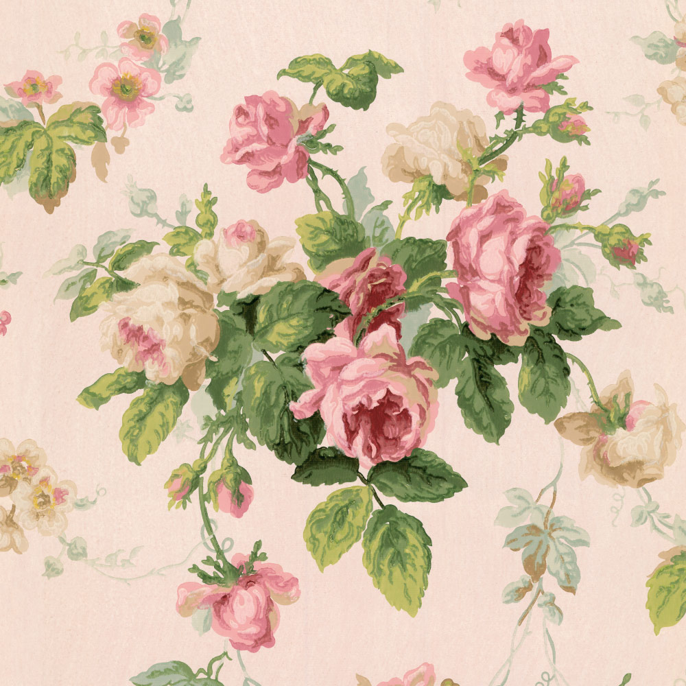 Buy 1940s Vintage Wallpaper by the Yard Floral Wallpaper With Online in  India  Etsy