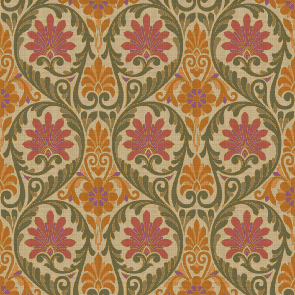 Midcentury geometric retro background Vintage brown orange and teal  colors Seamless floral mod pattern vector illustration Abstract retro  geometric midcentury 60s 70s background Retro wallpaper Stock Vector   Adobe Stock