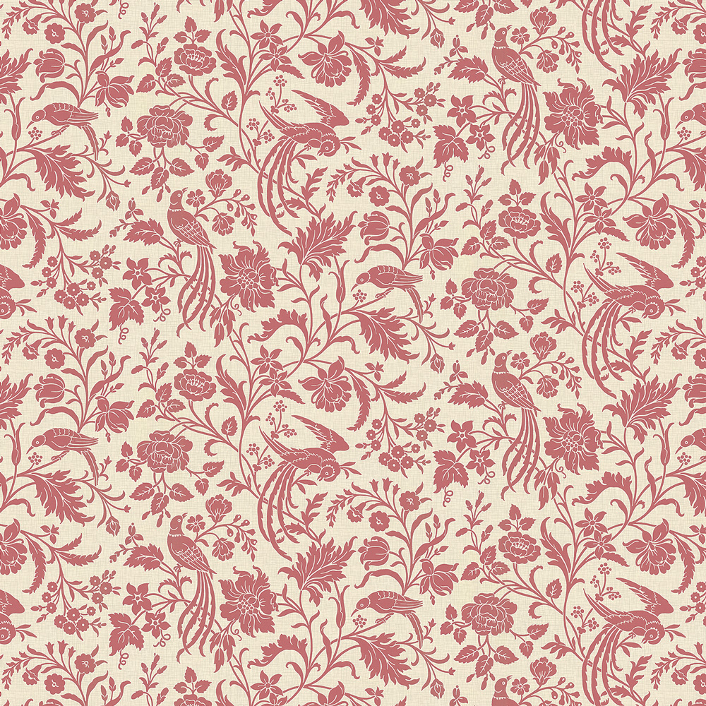 Details about   1:48 Scale Dollhouse Wallpaper 1940 Red and Cream Vintage Geometric Floor 