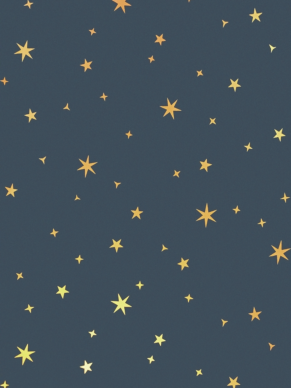 Midnight Blue Starry Sky Ceiling Wallpaper | Victorian Home Design