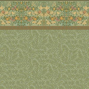 Bruce James Talbert (1838-1881) is considered to have been one of the most influential figures of the British Aesthetic Movement. By the late 1860s he was producing an imaginative variety of designs not only for furniture, but also textiles, metalwork, stained glass, and (of course) wallpaper for some of Britain’s finest manufacturers. Our sample kits include all samples for the B.J. Talbert room set for easy one-click shopping.